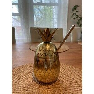 Target Metal Golden Pineapple Tumbler Cup